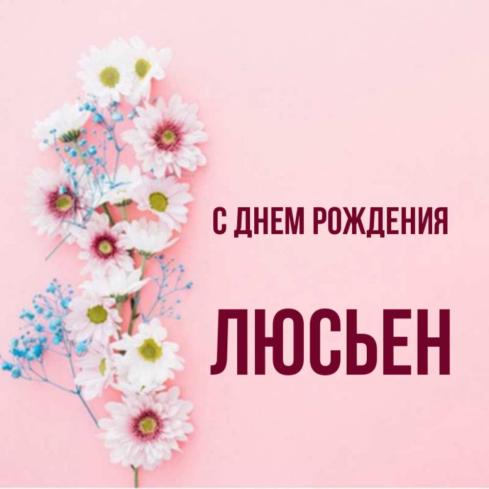 Люсьена с днем рождения красивые картинки