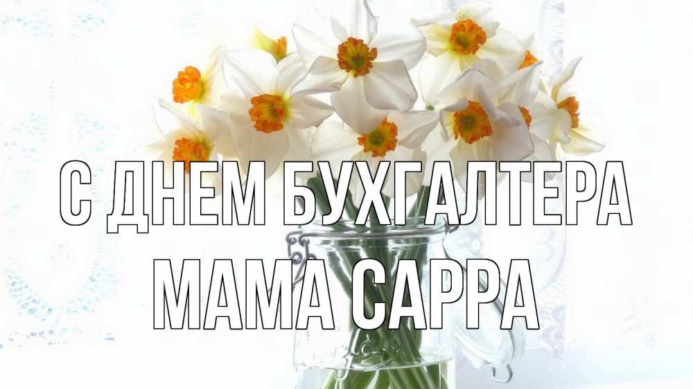 Открытка на каждый день с именем, Мама-Сарра С днем бухгалтера с днем бухгалтера Прикольная открытка с пожеланием онлайн скачать бесплатно 