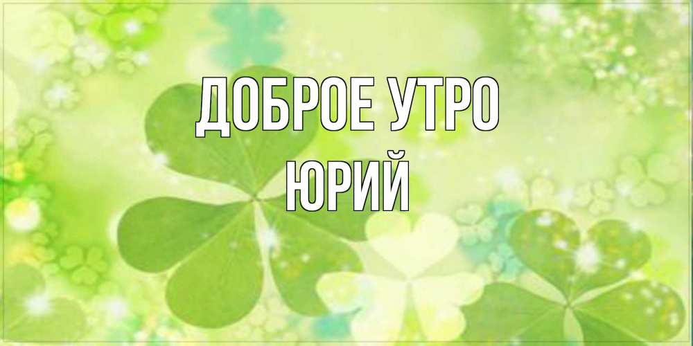 Открытка на каждый день с именем, Юрий Доброе утро открытка с листьями летними зелеными Прикольная открытка с пожеланием онлайн скачать бесплатно 