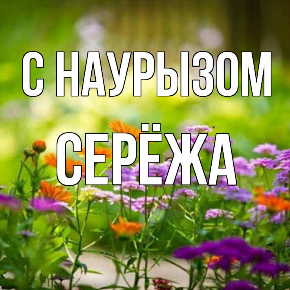 Картинка С наурызом, Серёжа