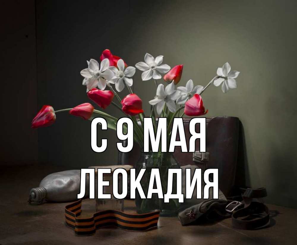 Открытка на каждый день с именем, Леокадия С 9 мая 9 мая Прикольная открытка с пожеланием онлайн скачать бесплатно 