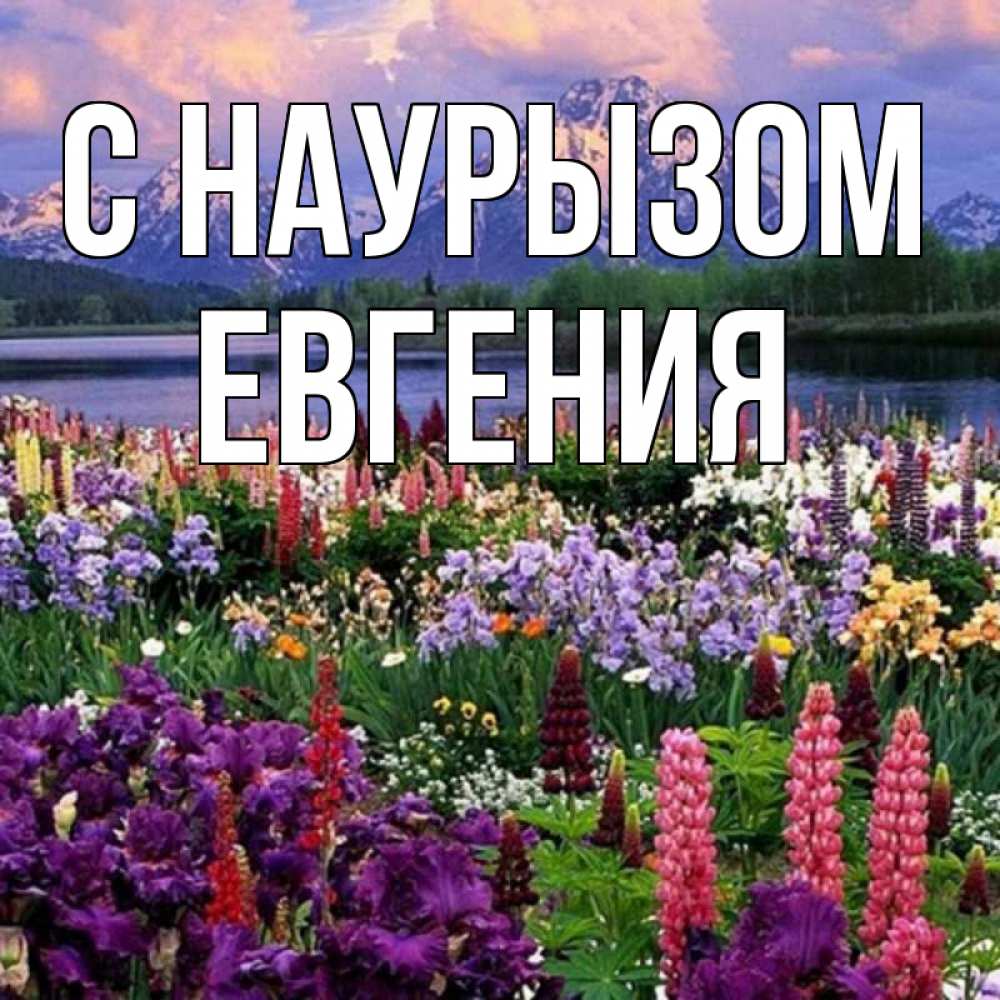 Открытка на каждый день с именем, Евгения С наурызом праздник весны наурыз Прикольная открытка с пожеланием онлайн скачать бесплатно 