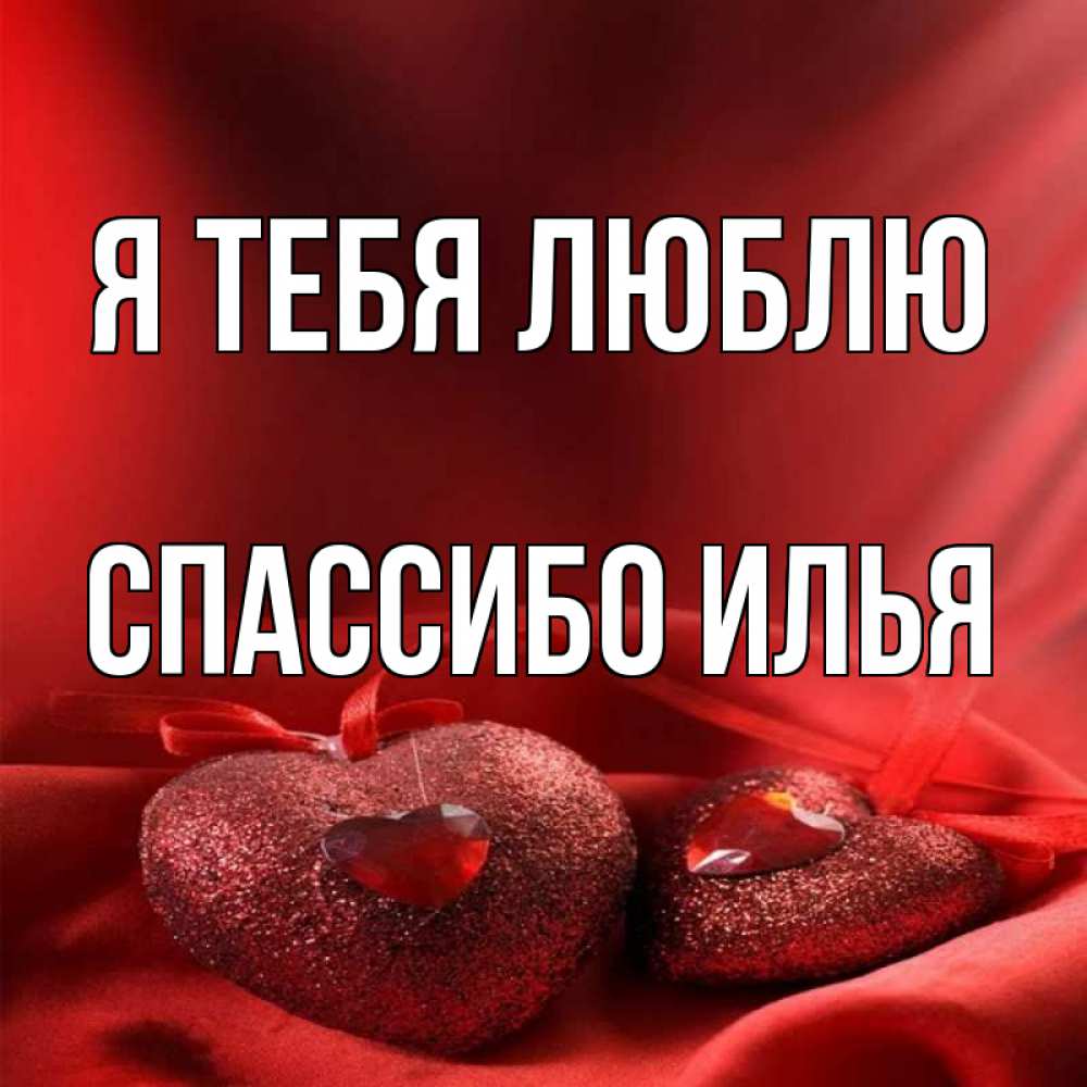 Илья Я Тебя Люблю