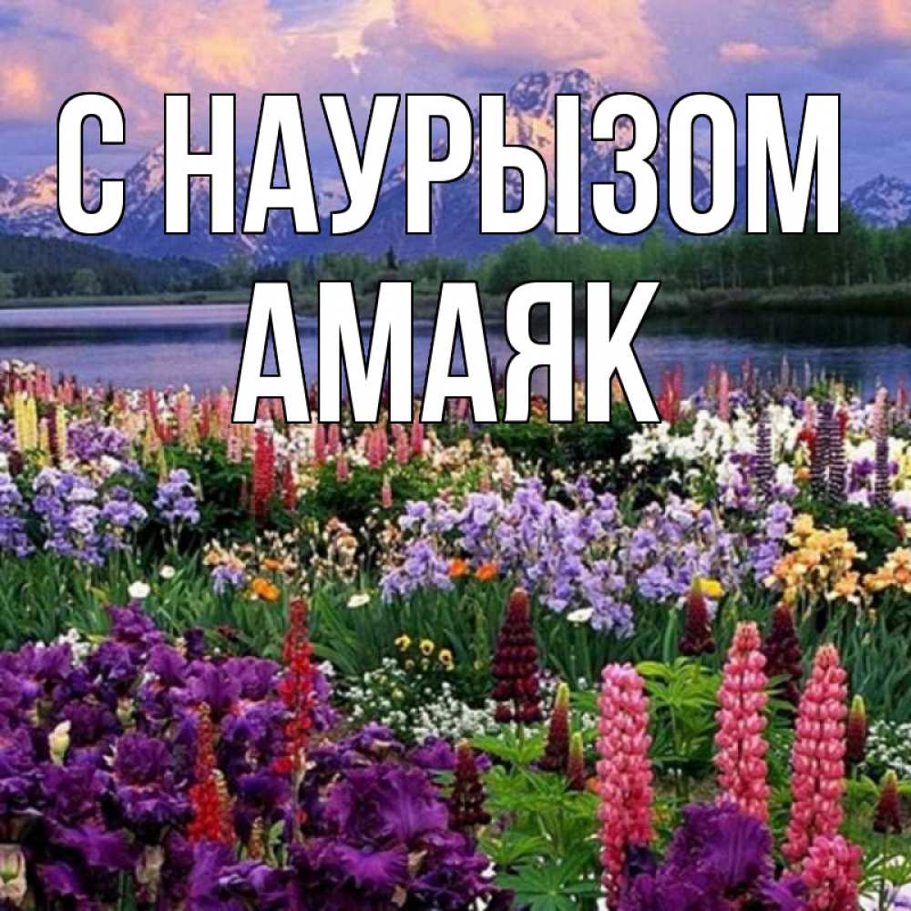 Открытка на каждый день с именем, Амаяк С наурызом праздник весны наурыз Прикольная открытка с пожеланием онлайн скачать бесплатно 