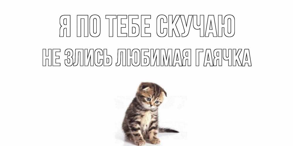 Открытке, открытка скучаю не злись