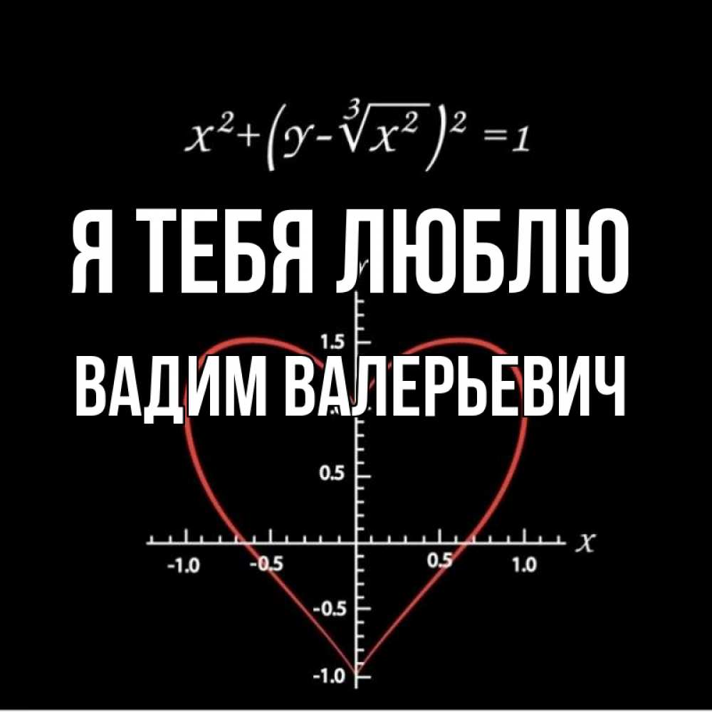 Открытка на каждый день с именем, Вадим-Валерьевич Я тебя люблю сердечная формула Прикольная открытка с пожеланием онлайн скачать бесплатно 