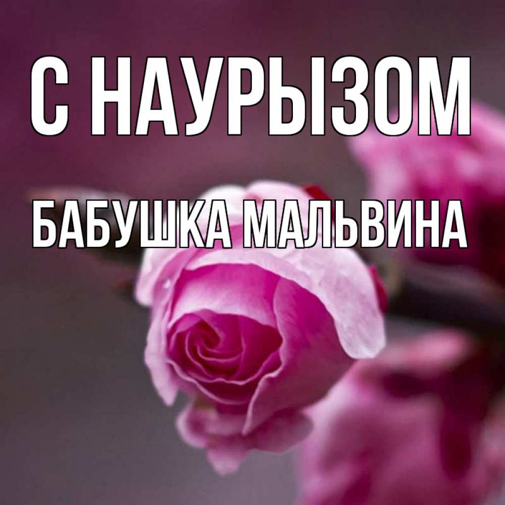 Открытка на каждый день с именем, Бабушка-Мальвина С наурызом весна Прикольная открытка с пожеланием онлайн скачать бесплатно 