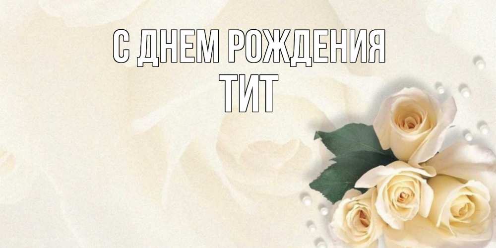 Открытка на каждый день с именем, Тит С днем рождения поздравления на день рождения с именем Прикольная открытка с пожеланием онлайн скачать бесплатно 