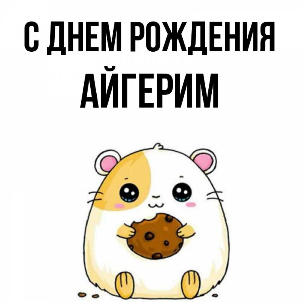 айгерим с днем рождения