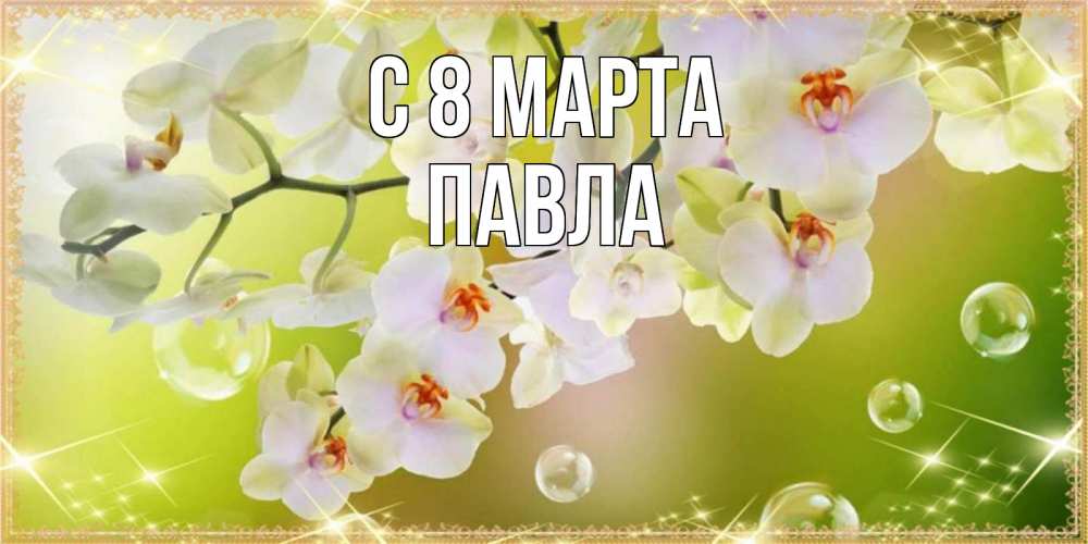 Открытка на каждый день с именем, Павла С 8 марта открытка с цветами на международный женский день Прикольная открытка с пожеланием онлайн скачать бесплатно 