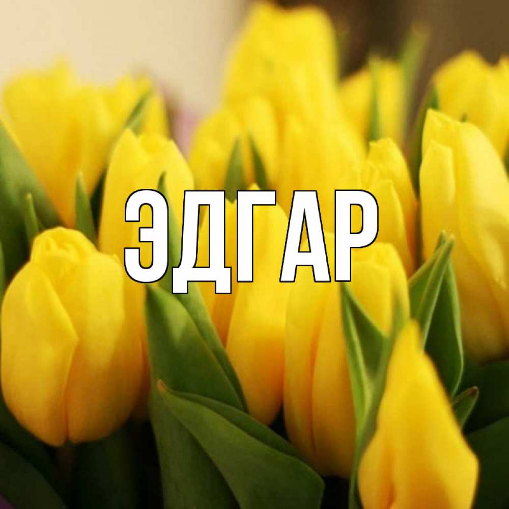 Открытка на каждый день с именем, Эдгар Главная цветы Прикольная открытка с пожеланием онлайн скачать бесплатно 