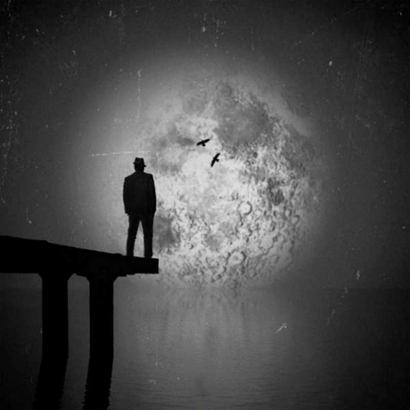 Открытка тоска 1 мост 1 Я по тебе скучаю 