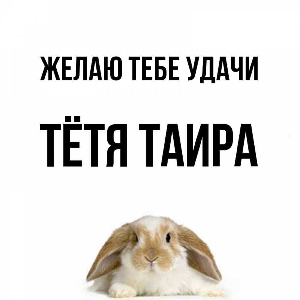 Открытка на каждый день с именем, Тётя-Таира Желаю тебе удачи открытки с произвольным текстом который можно вставить в открытку и создать ее самостоятельно бесплатно онлайн Прикольная открытка с пожеланием онлайн скачать бесплатно 