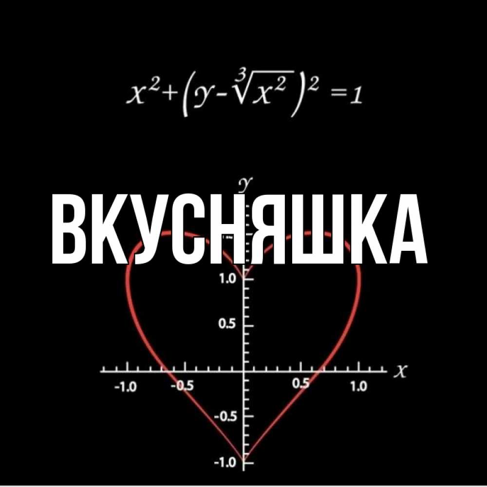 Открытка на каждый день с именем, Вкусняшка Главная сердечная формула Прикольная открытка с пожеланием онлайн скачать бесплатно 