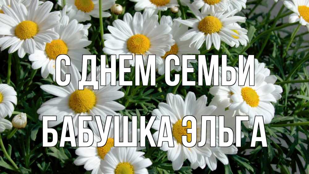 Открытка на каждый день с именем, Бабушка-Эльга С днем семьи с днем семьи Прикольная открытка с пожеланием онлайн скачать бесплатно 