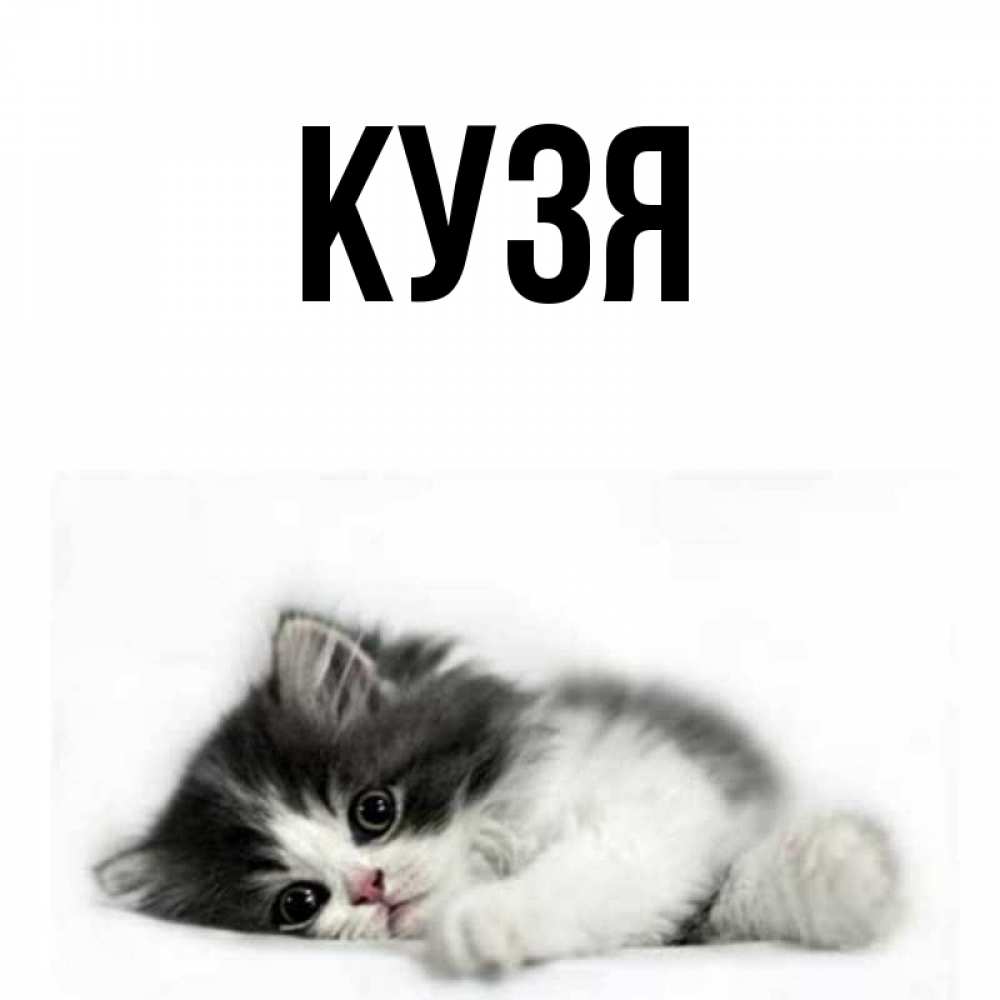 Кузя Надпись