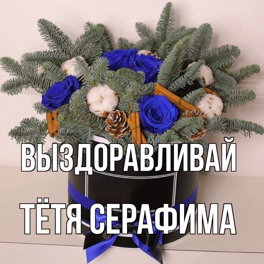 Открытка на каждый день с именем, Тётя-Серафима Выздоравливай короче кто то загрузил эти шишки Прикольная открытка с пожеланием онлайн скачать бесплатно 