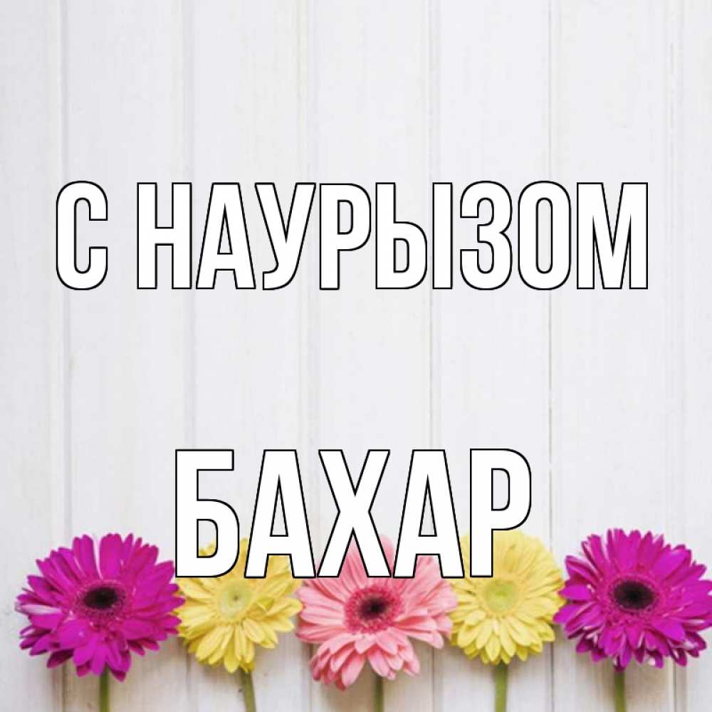 Картинка С наурызом, Бахар