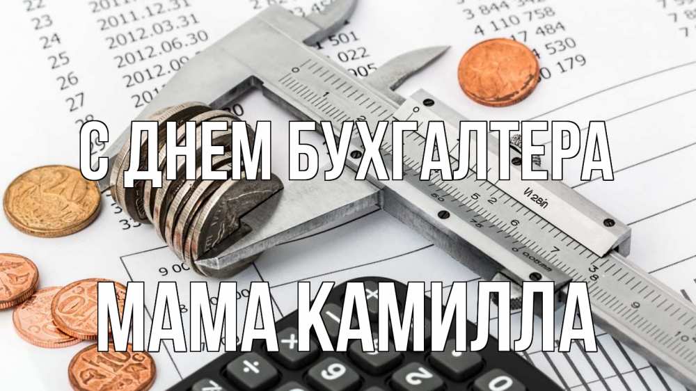 Открытка на каждый день с именем, Мама-Камилла С днем бухгалтера с днем бухгалтера Прикольная открытка с пожеланием онлайн скачать бесплатно 