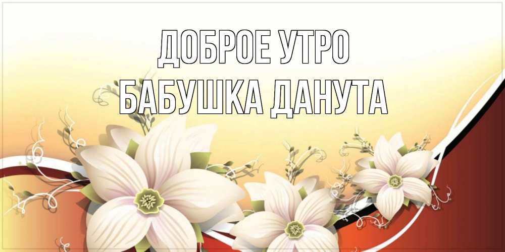 Открытка на каждый день с именем, Бабушка-Данута Доброе утро пожелания доброго утра Прикольная открытка с пожеланием онлайн скачать бесплатно 