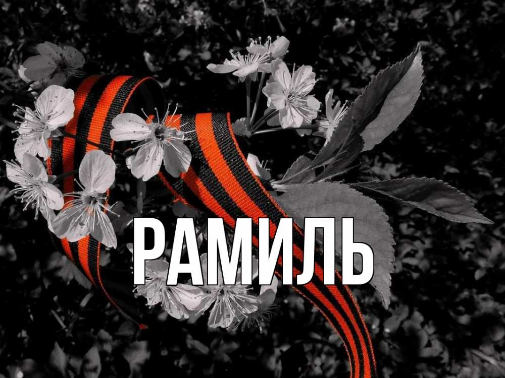 Открытка на каждый день с именем, Рамиль Главная 9 мая Прикольная открытка с пожеланием онлайн скачать бесплатно 