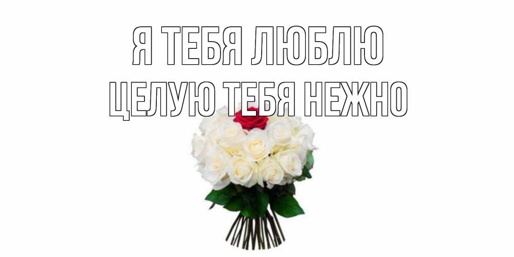 Открытка на каждый день с именем, Целую-тебя-нежно Я тебя люблю единственная Прикольная открытка с пожеланием онлайн скачать бесплатно 