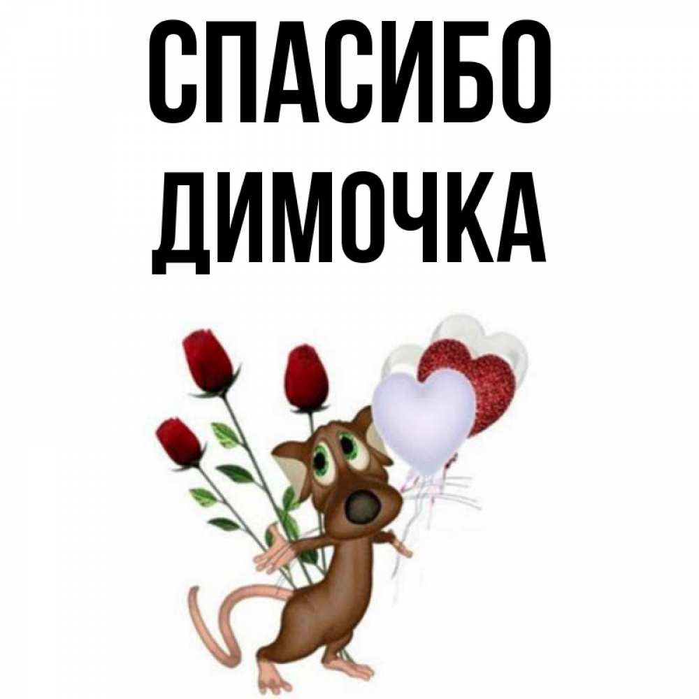 Спасибо димочка картинки