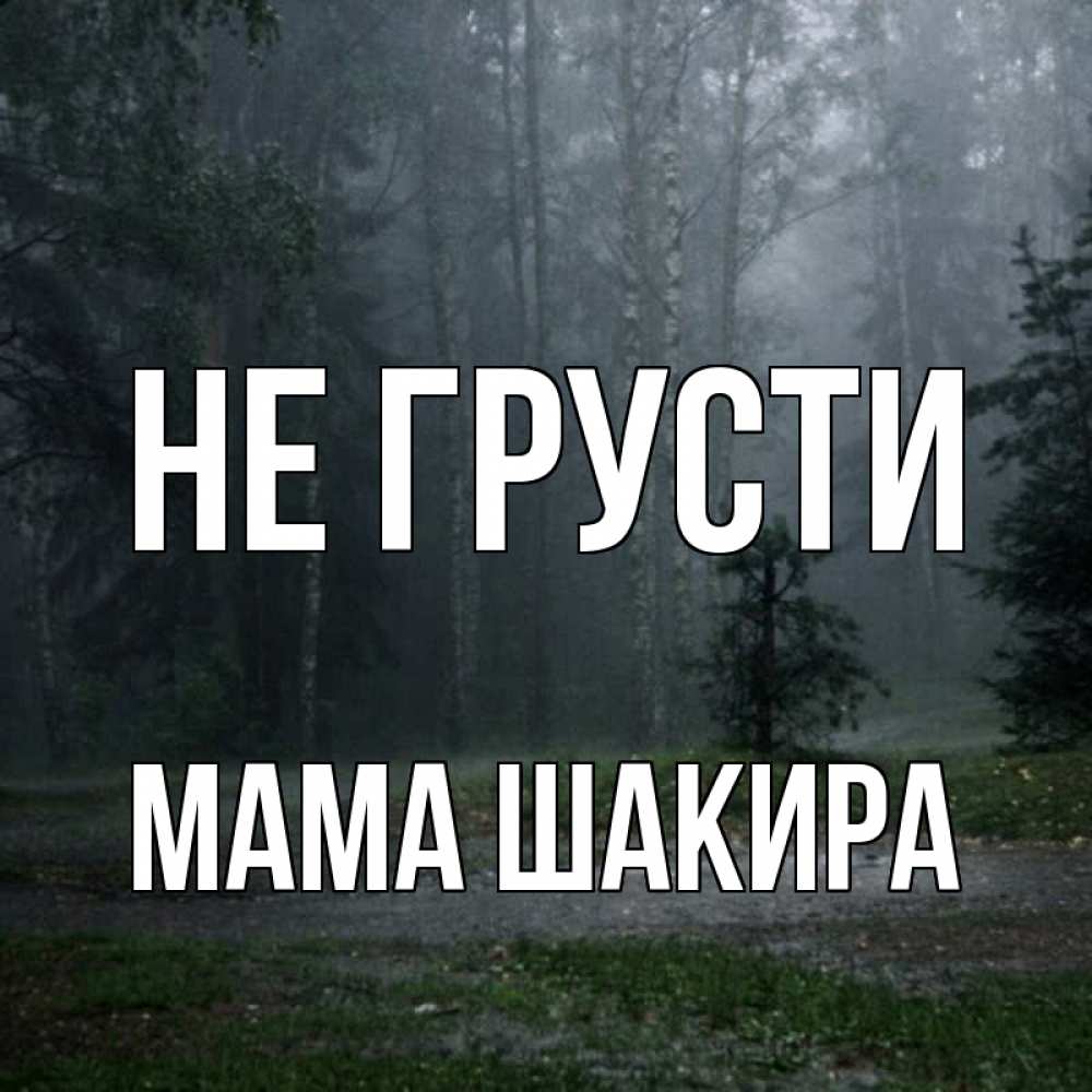 Открытка на каждый день с именем, Мама-Шакира Не грусти осень Прикольная открытка с пожеланием онлайн скачать бесплатно 