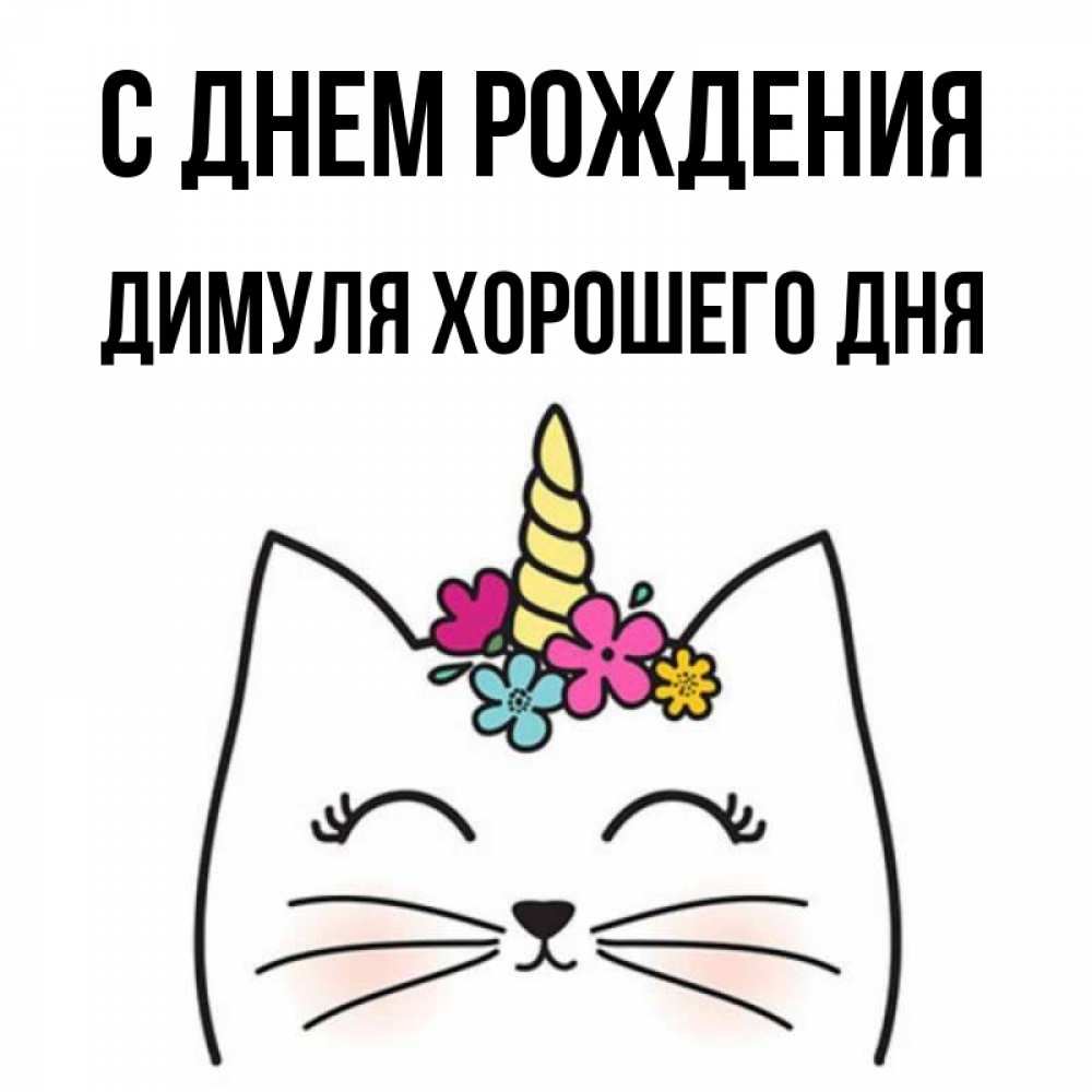 С днем рождения димуля картинки