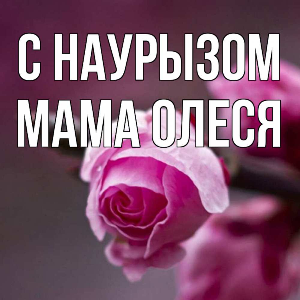 Открытка на каждый день с именем, Мама-Олеся С наурызом весна Прикольная открытка с пожеланием онлайн скачать бесплатно 