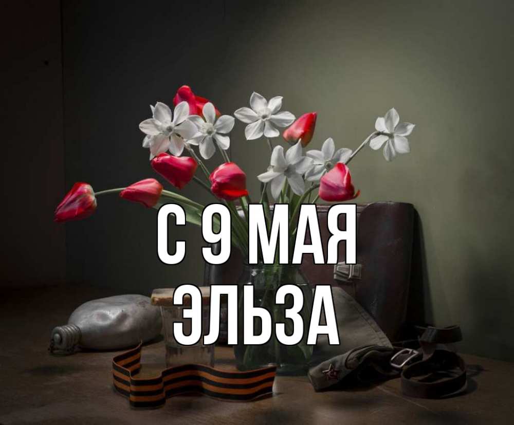 Открытка на каждый день с именем, Эльза С 9 мая 9 мая Прикольная открытка с пожеланием онлайн скачать бесплатно 