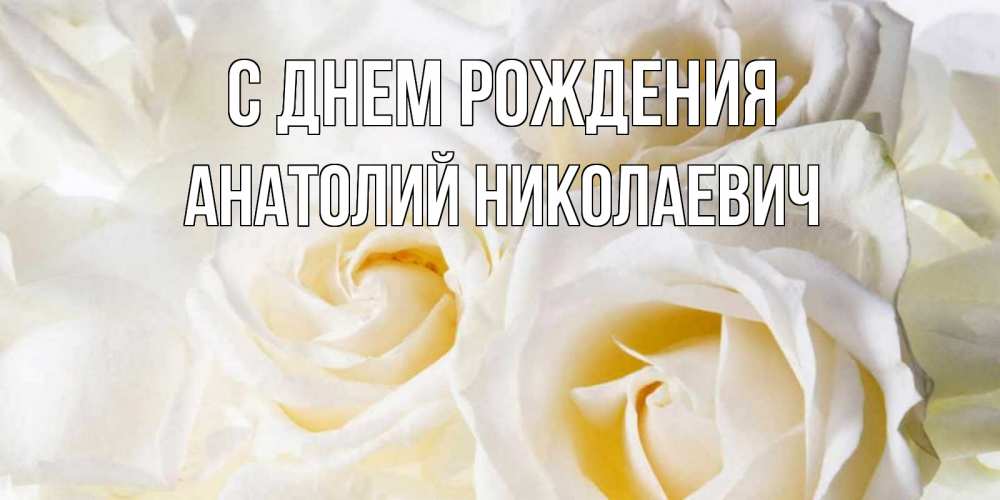 Открытка на каждый день с именем, Анатолий-Николаевич С днем рождения открыточки на день рождения любимым Прикольная открытка с пожеланием онлайн скачать бесплатно 