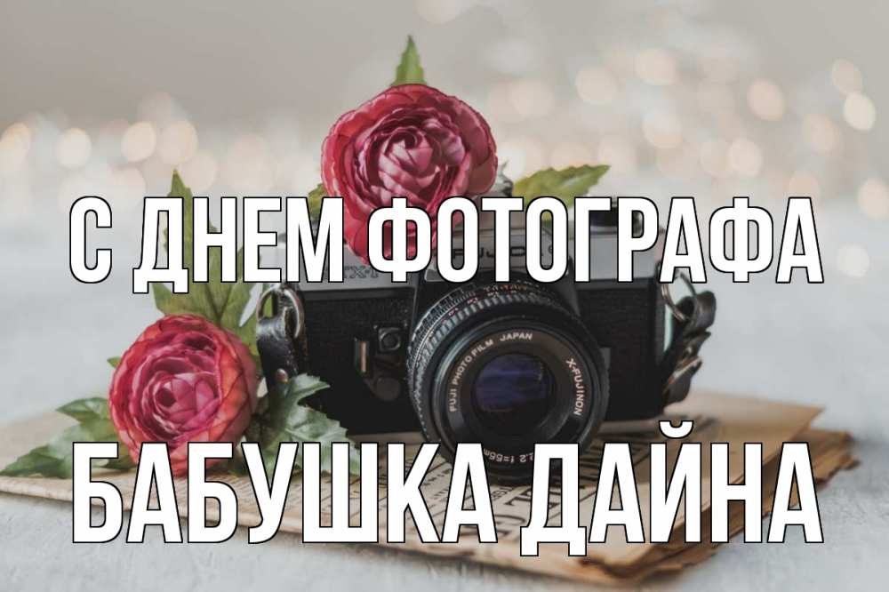 Открытка на каждый день с именем, Бабушка-Дайна С днем фотографа с днем фотографа Прикольная открытка с пожеланием онлайн скачать бесплатно 
