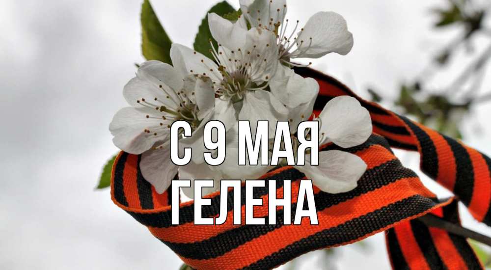 Открытка на каждый день с именем, Гелена С 9 мая 9 мая Прикольная открытка с пожеланием онлайн скачать бесплатно 