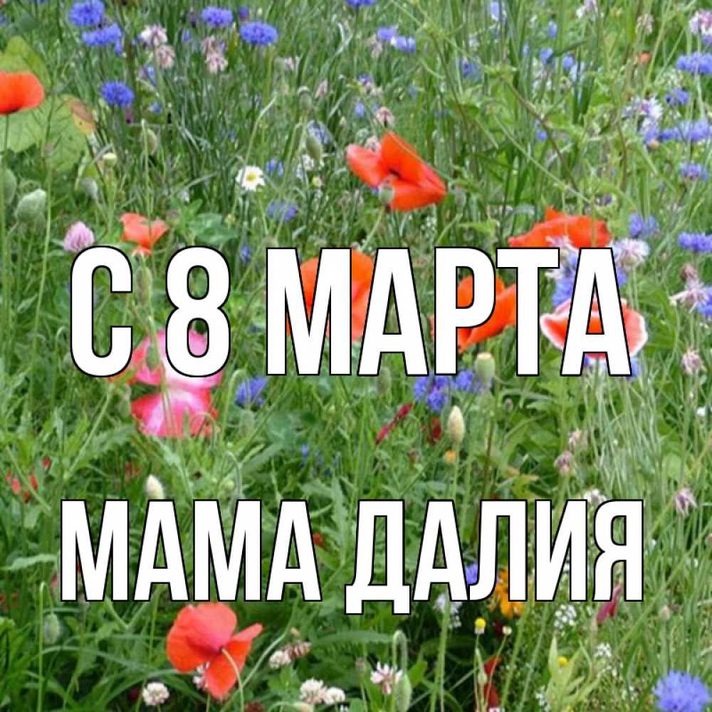Картинка С 8 марта, Мама Далия