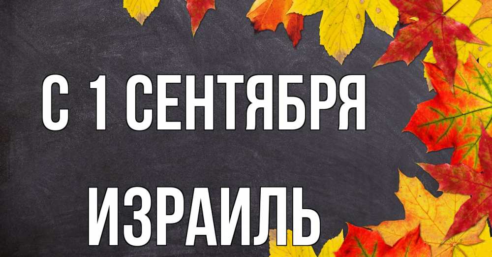Открытка на каждый день с именем, Израиль С 1 сентября с днем знаний Прикольная открытка с пожеланием онлайн скачать бесплатно 