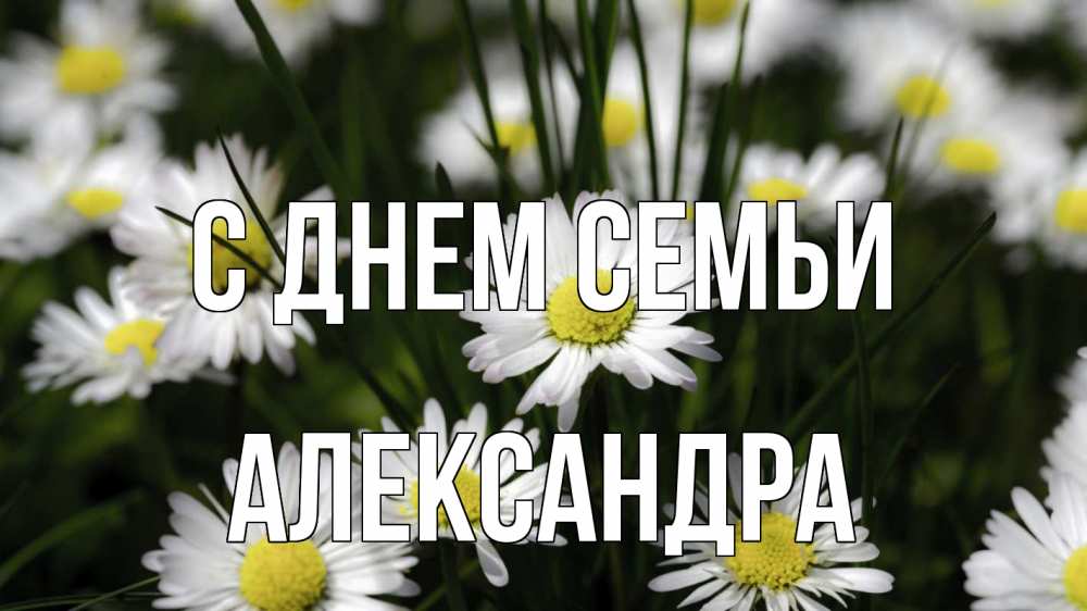 Открытка на каждый день с именем, Александра С днем семьи с днем семьи  2 Прикольная открытка с пожеланием онлайн скачать бесплатно 