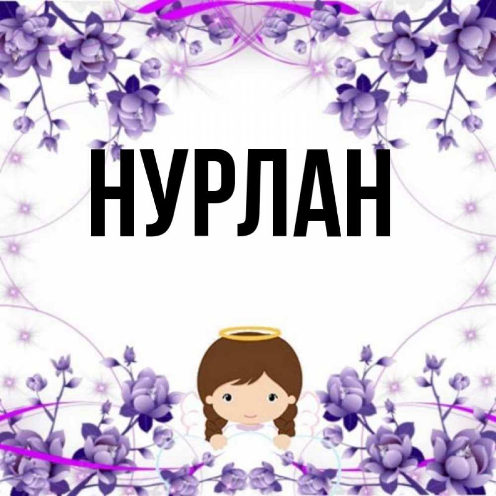 Открытка на каждый день с именем, Нурлан Главная с именинами в рамочке Прикольная открытка с пожеланием онлайн скачать бесплатно 