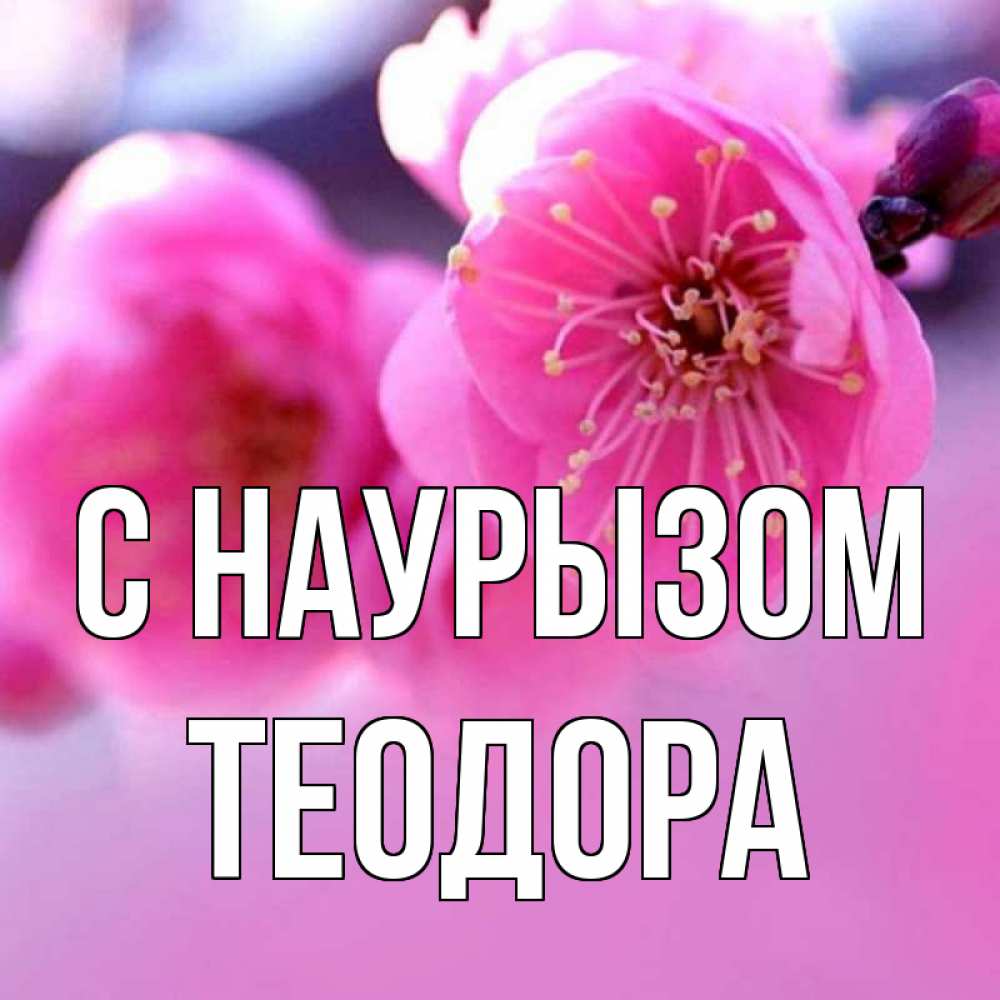 Открытка на каждый день с именем, Теодора С наурызом международный женский день Прикольная открытка с пожеланием онлайн скачать бесплатно 