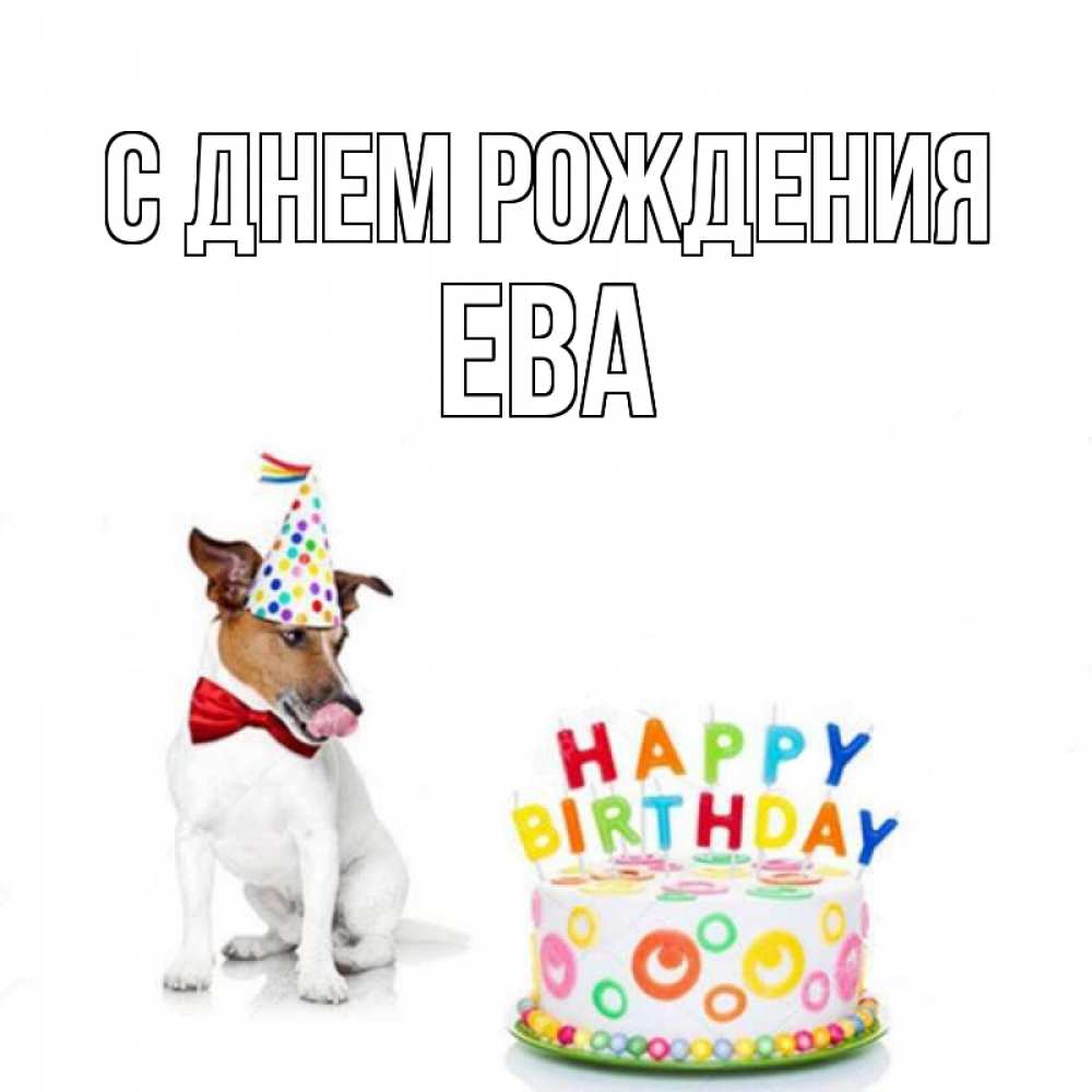 Открытка на каждый день с именем, ева С днем рождения праздник Прикольная открытка с пожеланием онлайн скачать бесплатно 