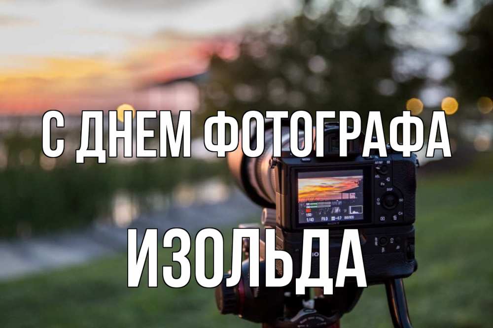 Открытка на каждый день с именем, Изольда С днем фотографа с днем фотографа Прикольная открытка с пожеланием онлайн скачать бесплатно 
