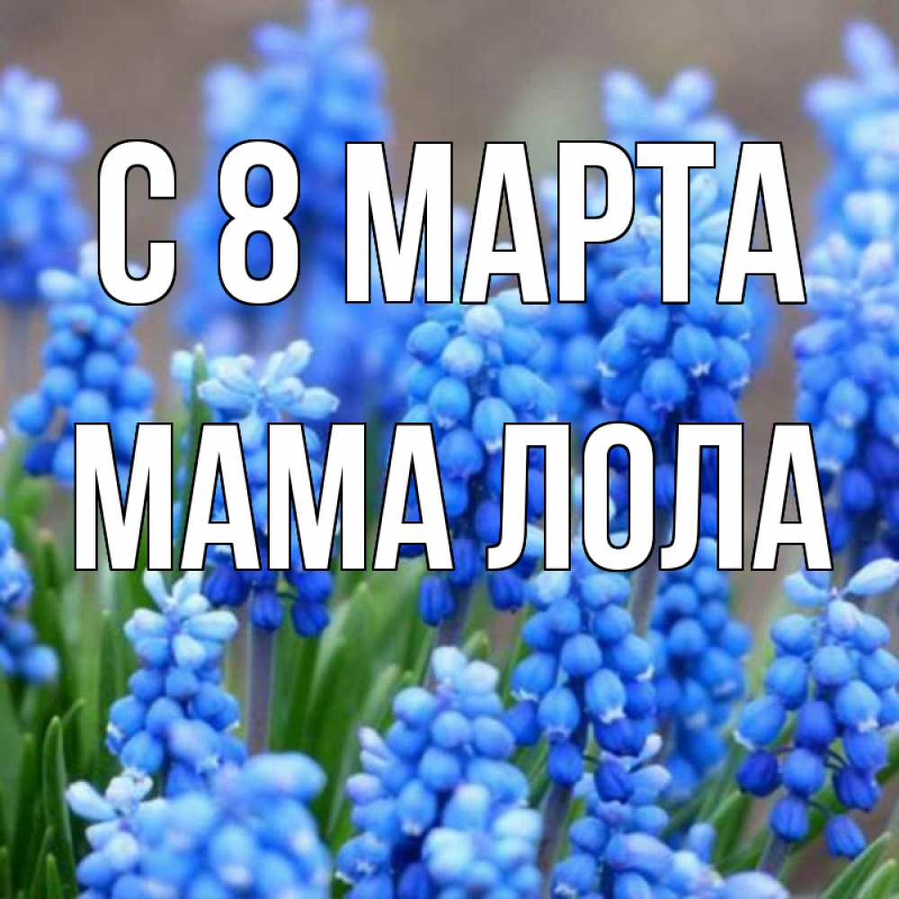 Картинка С 8 МАРТА, Мама Лола