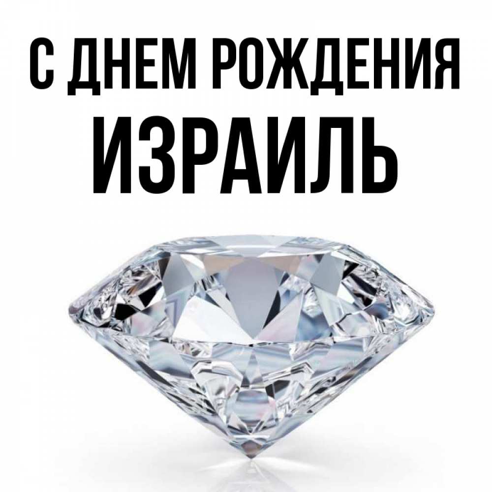 Открытка на каждый день с именем, Израиль С днем рождения к пожеланием быть богатым Прикольная открытка с пожеланием онлайн скачать бесплатно 