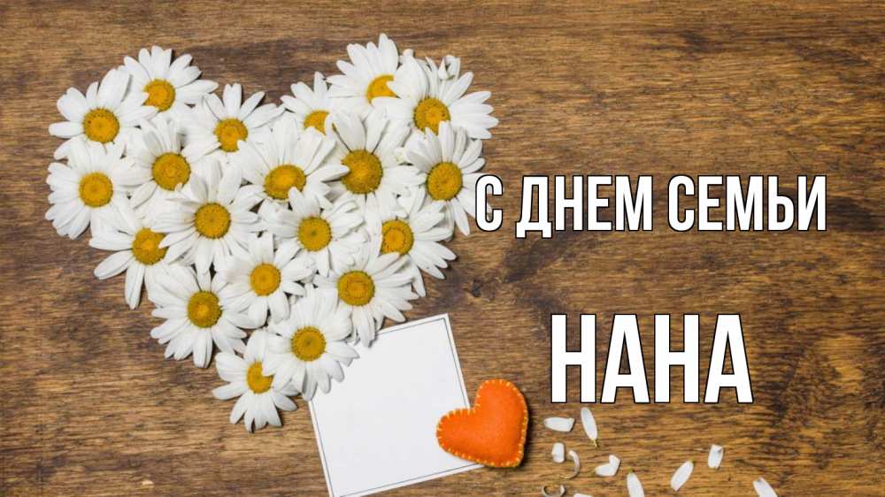 Открытка на каждый день с именем, Нана С днем семьи с днем семьи Прикольная открытка с пожеланием онлайн скачать бесплатно 