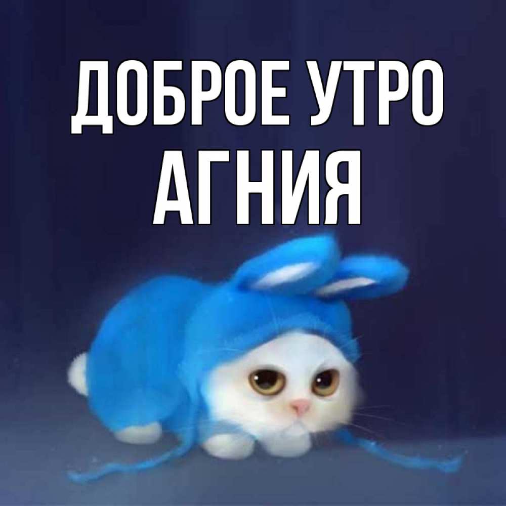 Открытка на каждый день с именем, Агния Доброе утро открытки красивые скачать бесплатно Прикольная открытка с пожеланием онлайн скачать бесплатно 