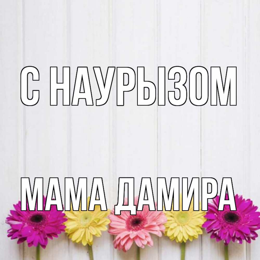 Открытка на каждый день с именем, Мама-Дамира С наурызом женщинам 1 Прикольная открытка с пожеланием онлайн скачать бесплатно 