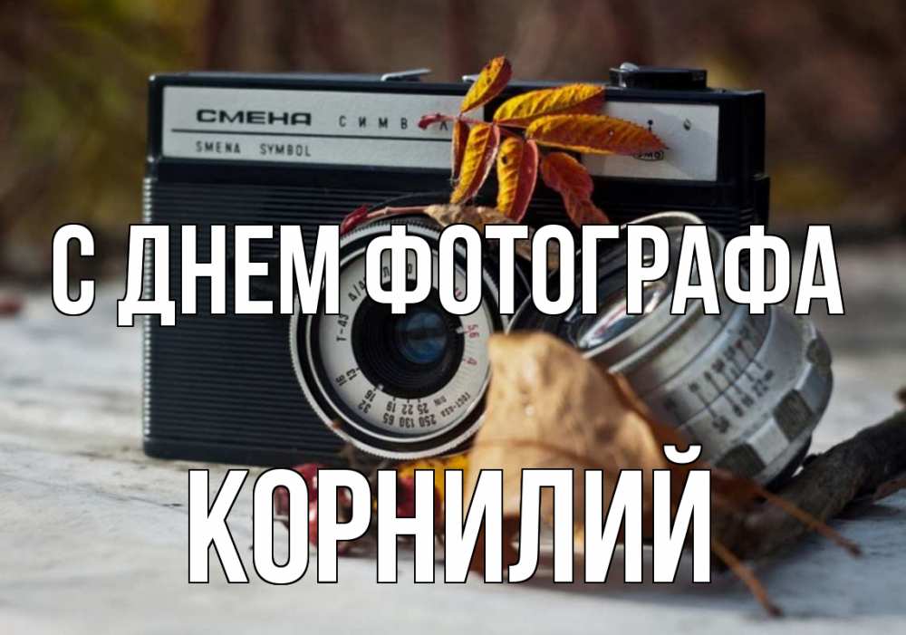Открытка на каждый день с именем, Корнилий С днем фотографа с днем фотографа Прикольная открытка с пожеланием онлайн скачать бесплатно 