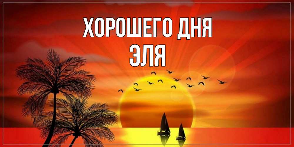 Открытка на каждый день с именем, Эля Хорошего дня открытки с пожеланиями хорошего дня Прикольная открытка с пожеланием онлайн скачать бесплатно 