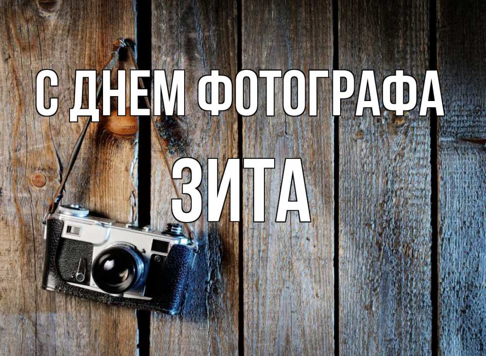 Открытка на каждый день с именем, Зита С днем фотографа с днем фотографа Прикольная открытка с пожеланием онлайн скачать бесплатно 