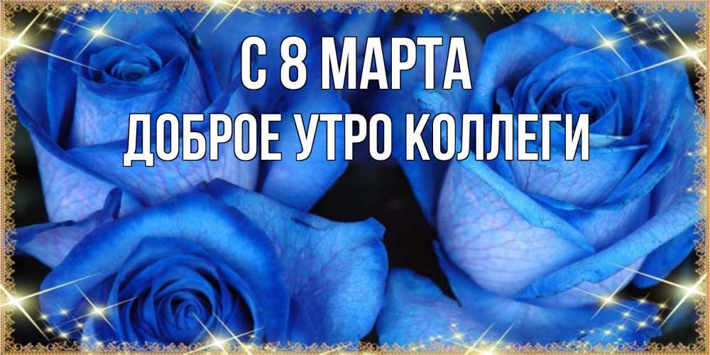 Открытка на каждый день с именем, Доброе-утро-Коллеги С 8 марта красивые розы для милых дам на международный женский день Прикольная открытка с пожеланием онлайн скачать бесплатно 